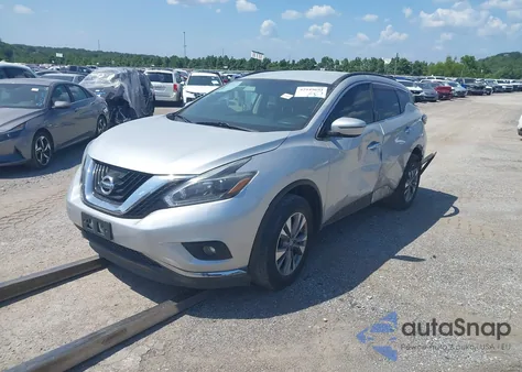 2018 Nissan Murano Sv из США, поврежденный, VIN 5N1AZ2MG6JN105526